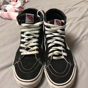 Black high top vans